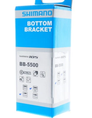 Shimano 105 Octalink Cartridge Bottom Bracket BB-5500 70 x 109.5mm, ITA Threaded - Image 1 of 2
