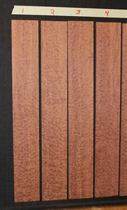 Diapasón de guitarra Pomelle figurada bubinga en blanco, se vende individualmente. - Imagen 1 de 5