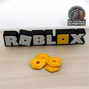 Roblox Robux Coins – Gamer Toy | Roblox Party Favour | Fun Collectible for Kids - Picture 1 of 2