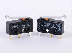 1 PCS NEW Omron Small Limit Travel Micro Switch SS-5GL13 y - Picture 1 of 2