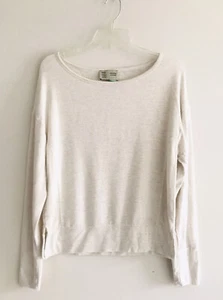 Camiseta Anthropologie Monday Tuesday Wednesday Lounge Talla S Lateral Split Mujer Beige - Imagen 1 de 9