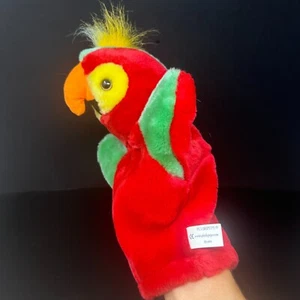 PlushPups Parrot Bird Hand Puppet Red Green 1999 Vintage Golf Club Cover - Picture 1 of 6