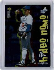 1996 Collector's Choice Hideo Nomo Baseball Card Los Angeles Dodgers #2