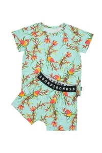 Bonds Kids Sleep Short Sleeve Short PJ Set size 7 Colour Floral - Picture 1 of 2