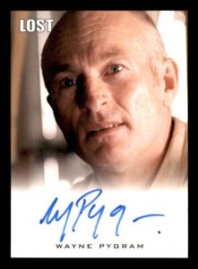 2010 Rittenhouse Lost: Archives Wayne Pygram Authentic Autograph Card 