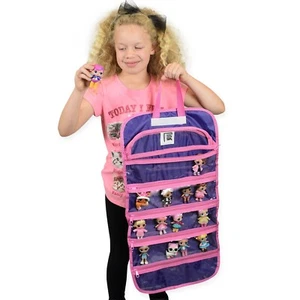 Estuche organizador de almacenamiento de juguetes para muñecas Barbie compatible pequeños reales mini marcas LOL - Imagen 1 de 6