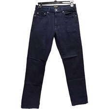 Flint And Tinder Mens Jeans 30 x 30 Blue Dark Wash Slim Straight