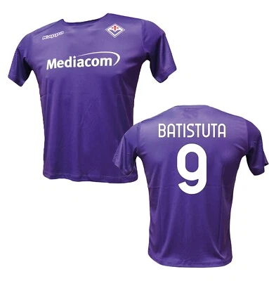 MAGLIA PRODOTTO UFFICIALE KAPPA FIORENTINA BATISTUTA 9 STAGIONE 2024-2025 - Immagine 1 di 2