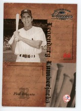 2004 Donruss Classics Phil Rizzuto Legendary Lumberjacks #LB47 #/1000 Yankees