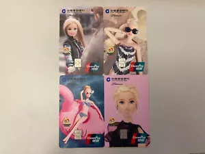 Barbie Credit Card▪️Chip▪️Lot of 4 collectible cards▪️China Construction Bank▪️ - Picture 1 of 2