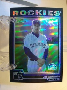 Tarjeta de béisbol Topps 2004 cromada negra refractors #395 de Joe Kennedy (84653) - Imagen 1 de 2