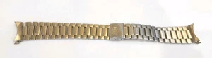 Original Omega Seamaster 196.0269 Gold Plated Watch Bracelet 1416 End Link 784 - Picture 1 of 17