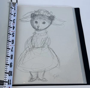 GARTH WILLIAMS SIGNED ORIGINAL BOOK DRAWING EX HERITAGE ESTATE AUCTION - Picture 1 of 7