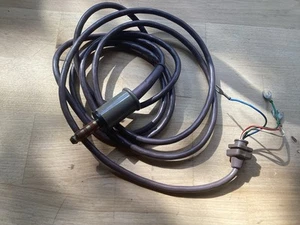 GPO 420 Jack Plug On Elephant Grey cable Terminals intact Continuity Tested No.1 - Zdjęcie 1 z 1