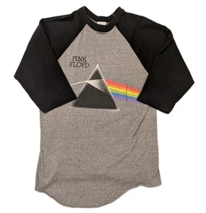 Vintage Pink Floyd Dark Side Of The Moon Raglan Band Single Stitch T-Shirt 1987  - Bild 1 von 10