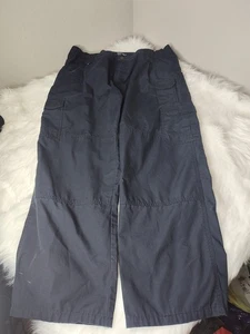 511 5.11 Tactical Taclite Pants 74273 Mens 32x32 Blue Cargo Elastic Waist Work - Picture 1 of 5