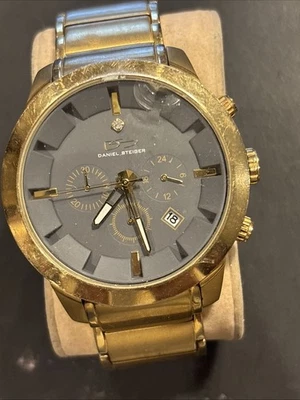 W32 GENUINO DANIEL STEIGER PESADO RELOJ HOMBRE PIEZAS REPARACIÓN RESTAURACIÓN COMO ESTÁ*** Foto 1 de 4