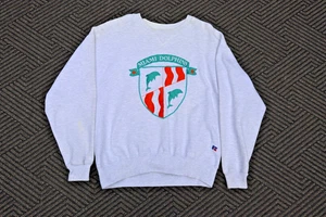 Vintage Russell Athletic NFL Miami Dolphins Football Rundhalsausschnitt Pullover Herren Large - Bild 1 von 7