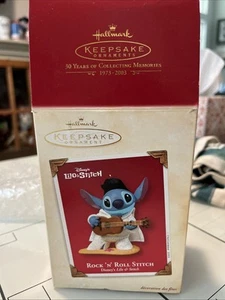 HALLMARK 2003 ROCK N ROLL STITCH DISNEY LILO AND STITCH DISNEY ORNAMENT - Picture 1 of 8