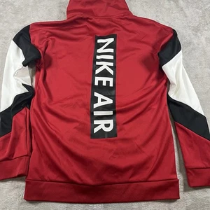 Chaqueta de chándal Nike Air cremallera completa roja negra para hombre talla S 561323 - Imagen 1 de 7