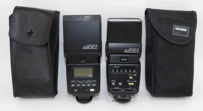 Canon Speedlite 430EZ & Canon Speedlite 420EX Flash for Canon EOS DSLR Cameras - Image 1 of 4