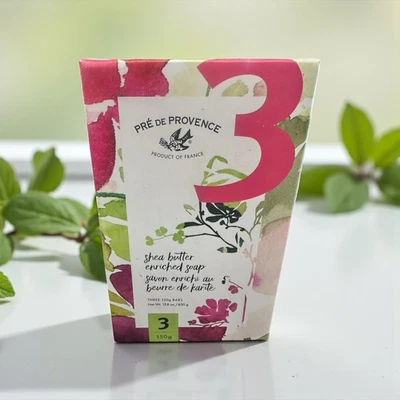 Pre de Provence Shea Butter Savon Enriched Soap - 3 Bars NIB/ 150g Ea. - Image 1 of 4