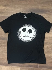 Old Navy Disney The Nightmare Before Christmas Black Tee Shirt Cotton Size XL - Picture 1 of 7