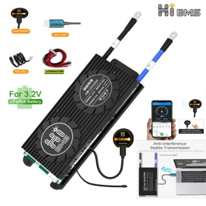 4S 12V /8S 24V/ 16S 48V LiFePO4 100A-250A Smart BMS +Bluetooth Module/UART Cable - Bild 1 von 27