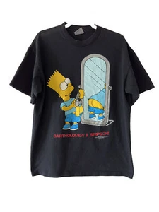 Stanley Desantis Bart Simpson Mirror Selfie T Shirt Vtg 1997 XL HIPHOP Skater - Picture 1 of 7
