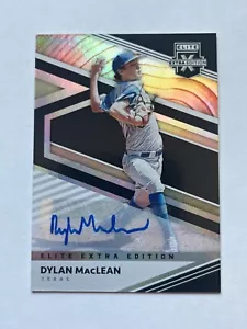 2020 Panini Elite Extra Edition - Signatures #122 Dylan MacLean (AU, RC) - Picture 1 of 2