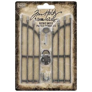Tim Holtz Idea-ology Metal Gothic Gates 5pcs TH94343 - Picture 1 of 2