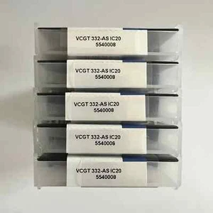 VCGT160408-AS IC20 /Original carbide blade 10 Pcs ISCAR - Picture 1 of 3