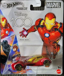 Coche diecast de personajes HOTWHEELS - DISNEY 100 - Mezcla 1 - IRON MAN - HNP50 - Imagen 1 de 2