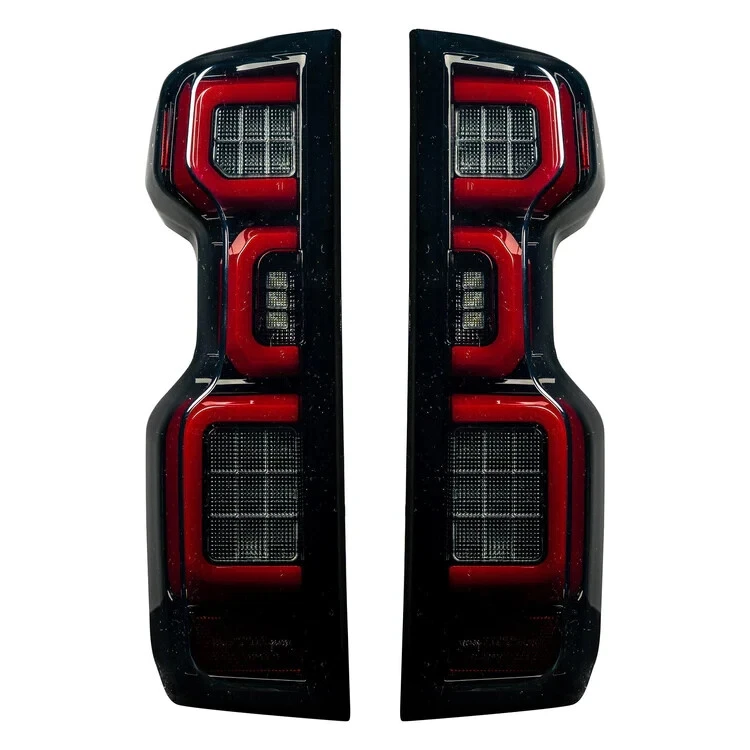 Recon substitui lanternas traseiras de halogênio OLED fumê fabricante de equipamento original para 20-23 Silverado 2500/3500 - Imagem 1 de 4