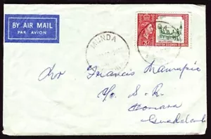 SOLOMON ISLANDS, 1960. Cover 94, Munda - Honiara - Picture 1 of 1