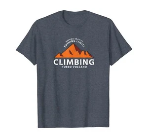 Retro Climbing "Defying Gravity - Pushing Limits" Vintage T-Shirt NEW 10 Colors - Picture 1 of 12