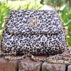 Bandolera acolchada Kylie leopardo manchado - Imagen 1 de 6