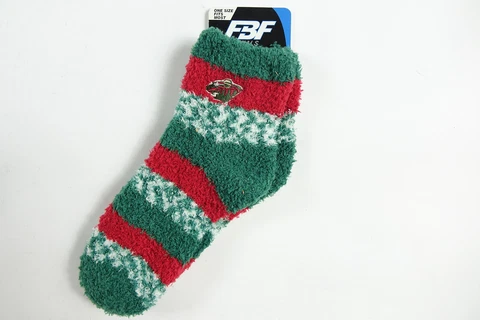 RMC Stripe Sleep Socks NHL Minnesota Wild Cover