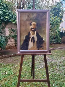 Cesarino Monti (Milano 1916 Brescia 1979) Pagliaccio olio su tela - Foto 1 di 3