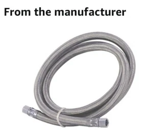 AN6 Nylon Stainless Steel Heavy Duty Braided: Fuel/Transmission/Brake Line 20FT  - Picture 1 of 3