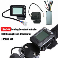 24/36V Elektroroller Controller Zubehör LCD Display Bremse Gaspedal Set
