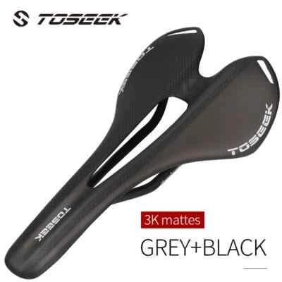 Full Carbon Fiber Bicycle Saddle Road MTB Bike Cushions 7*9mm Carbon Rail - Image 1 of 4