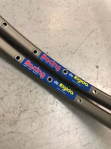 2 Vintage NOS Rigida Racing HLC 2000 Felgen 36H 700C Drahtreifen - Bild 1 von 12