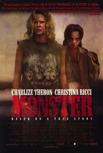 MONSTER Movie POSTER 27x40 Charlize Theron Christina Ricci Bruce Dern Lee - Picture 1 of 1