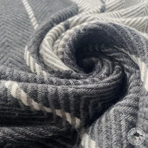 Kaschmirdecke Wangla, handgearbeitete Decke aus Nepal, Tagesdecke, Kuscheldecke - Bild 1 von 24