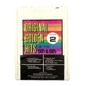 Original Golden Hits 50s 60s Vol 2 by Various 8-Track Tape G-504 Damont Untested - Imagen 1 de 5