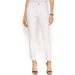 Two by Vince Camuto Damen weiß Mid Rise 5-Pocket Ankle Skinny Jeans Gr. 25/0 - Bild 1 von 19