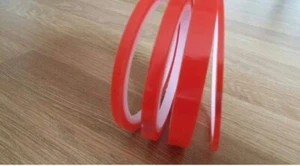 DOUBLE SIDED SUPERSTICKY CLEAR RED LINER STRONG 5M CRAFT TAPE 3,6,9,12,18,25M - Picture 1 of 9