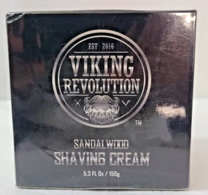 Viking Revolution Sandal Wood Shaving Cream 5.3 FL oz / 150g - Picture 1 of 3