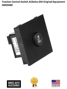 Traction Control Switch ACDelco GM Original Equipment 20929489 - Picture 1 of 3